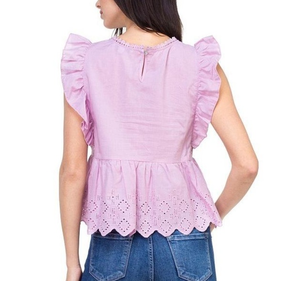 ⚡️Sale⚡️Sleeveless Ruffle Trim Top - Picture 4 of 4